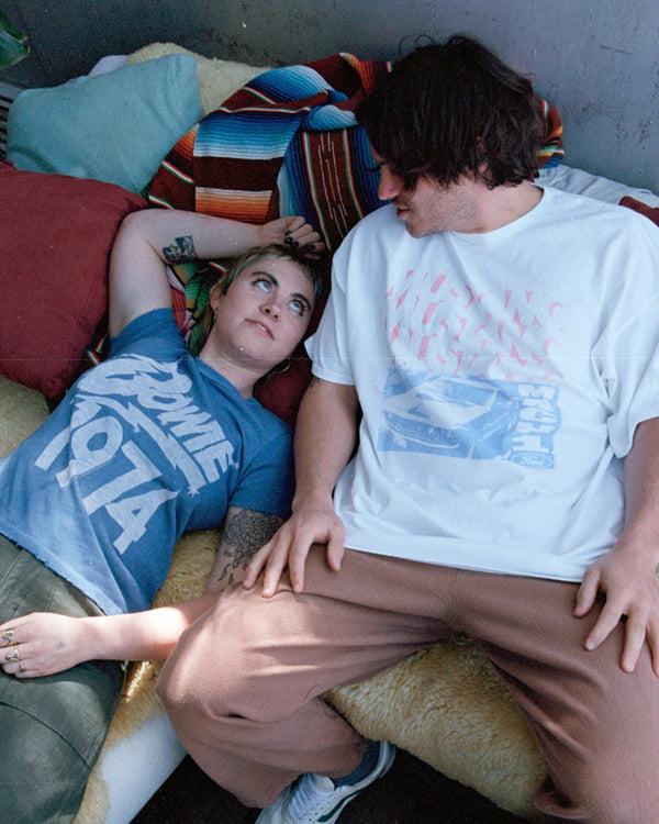 Junk Food Clothing Mustang Mach 1 Flea Market Tee White