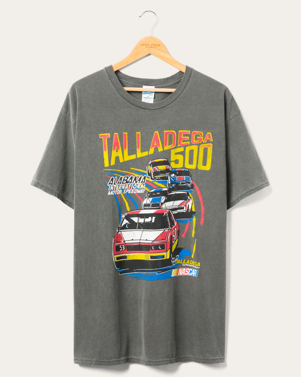junk food clothing NASCAR Talladega 500 Flea Market Tee Vintage Black