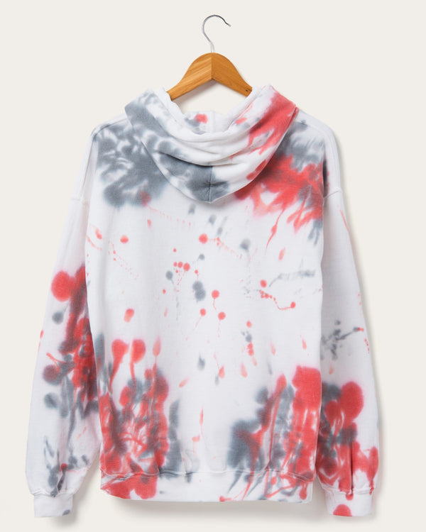 Junk Food Clothing NBA Chicago Bulls Tie Dye Hoodie True Black/Licorice