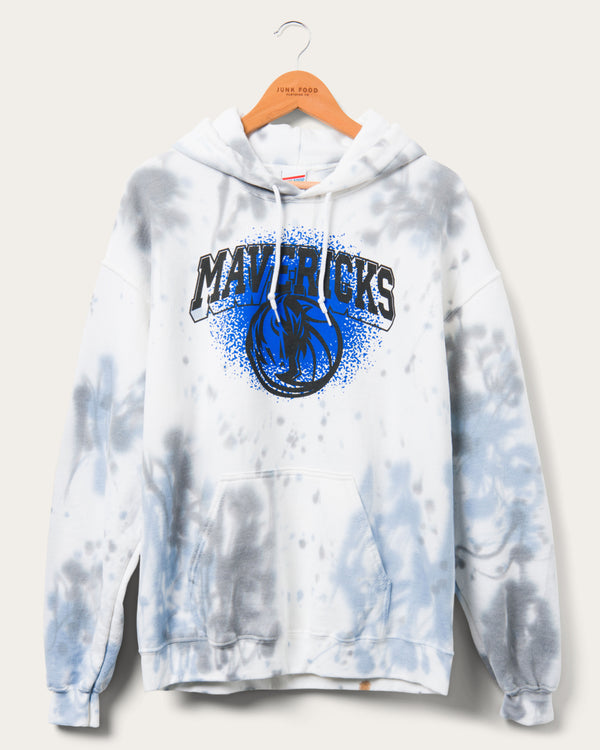 junk food clothing NBA Dallas Mavericks Tie Dye Hoodie True Black/Liberty