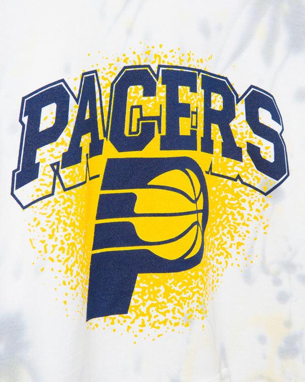 Junk Food Clothing NBA Indiana Pacers Tie Dye Hoodie True Navy/Mustard