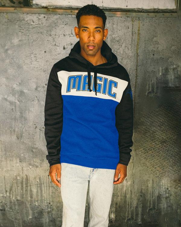 Junk Food Clothing NBA Orlando Magic Colorblock Hoodie Black/Blue