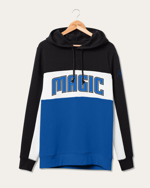 junk food clothing NBA Orlando Magic Colorblock Hoodie Black/Blue
