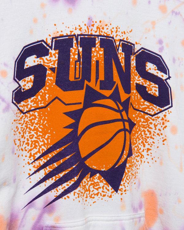 Junk Food Clothing NBA Phoenix Suns Tie Dye Hoodie Purple/Orange