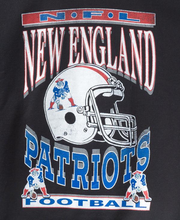 Junk Food Clothing New England Patriots Helmet Flea Market Crew Fleece Black