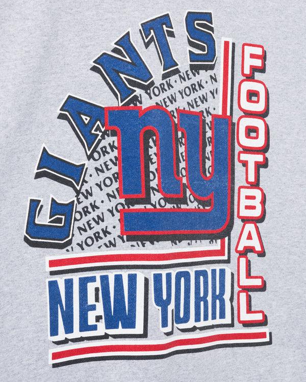 Junk Food Clothing New York Giants Backfield Crew Fleece Heather Grey