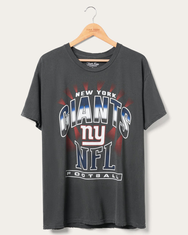 junk food clothing New York Giants Chrome Flea Market Tee Midnight