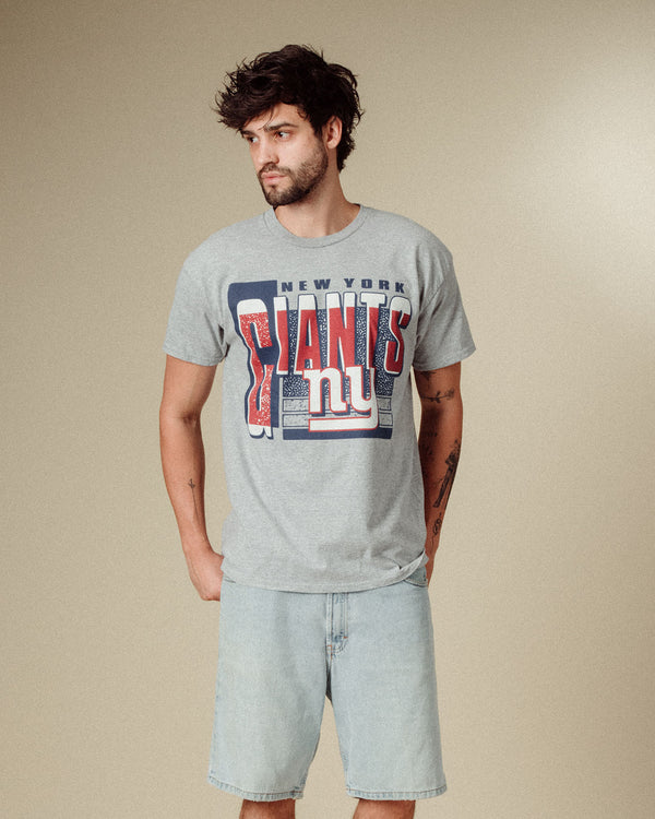 Junk Food Clothing New York Giants Complete Tee Heather Gray