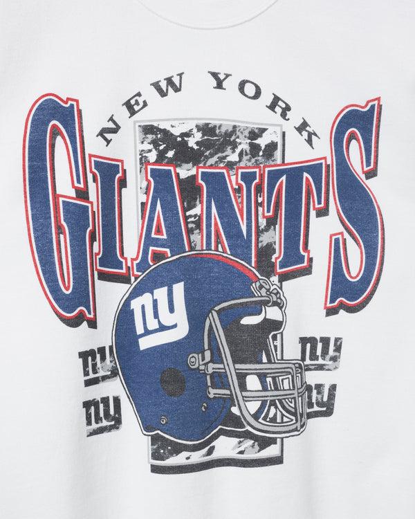 Junk Food Clothing New York Giants Conversion Flea Market Crew Fleece White