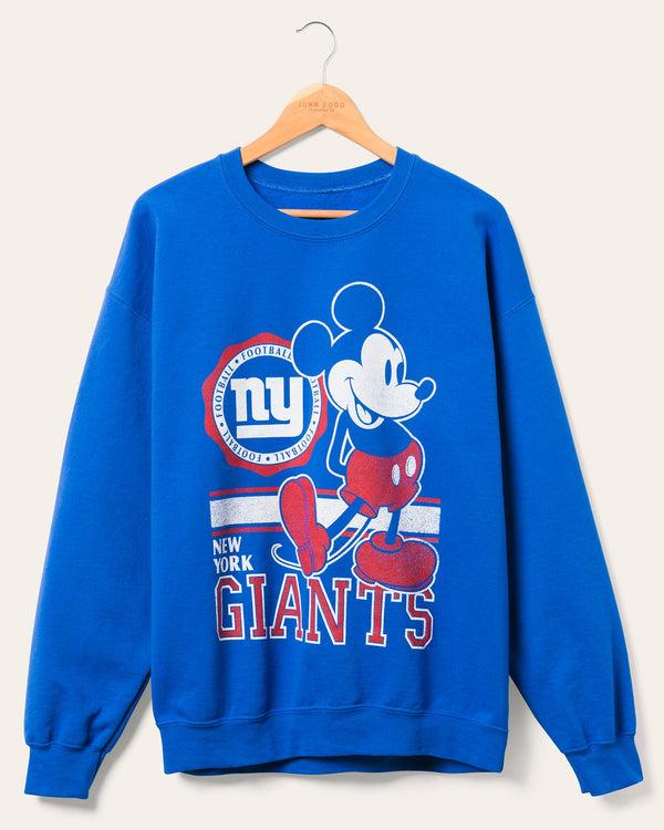 junk food clothing New York Giants Mickey Crew Fleece Royal