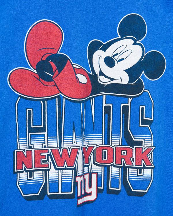 Junk Food Clothing New York Giants Mickey Kick Back Tee Royal