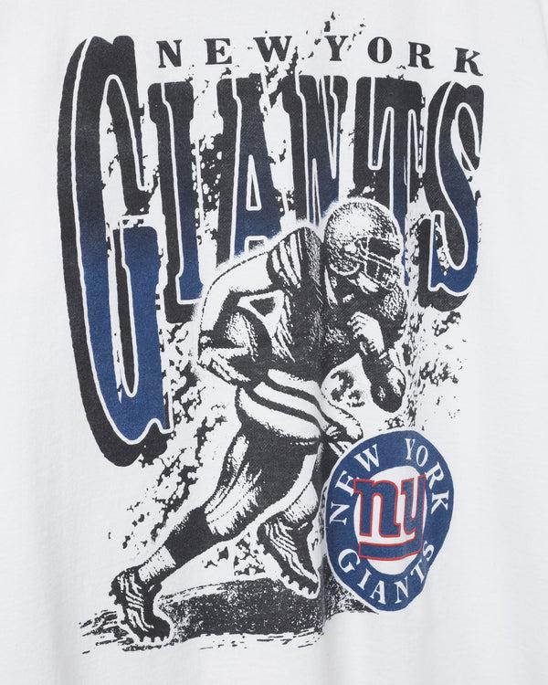 Junk Food Clothing New York Giants Rushing Flea Market Tee White