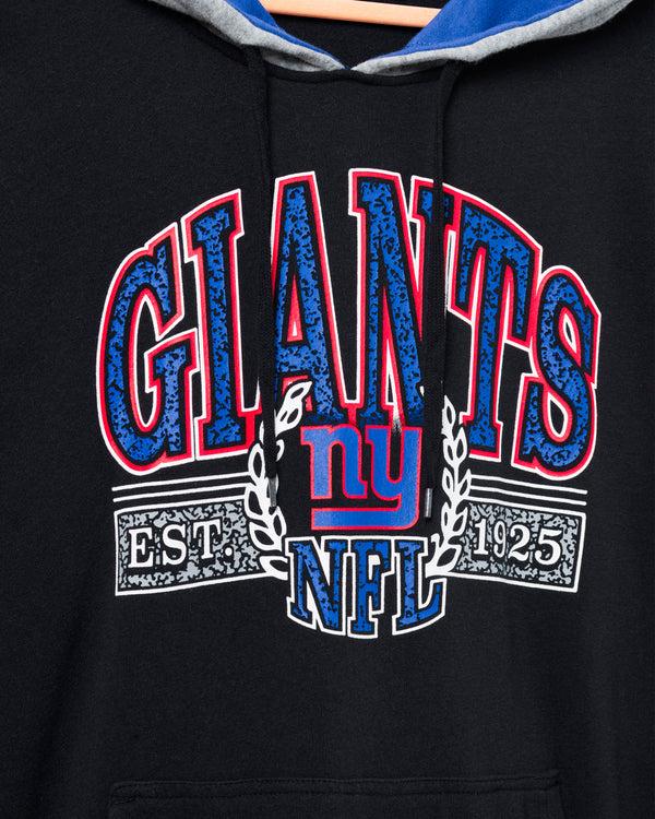Junk Food Clothing New York Giants Tri Color Block Hoodie Midnight/Liberty/Heather Grey