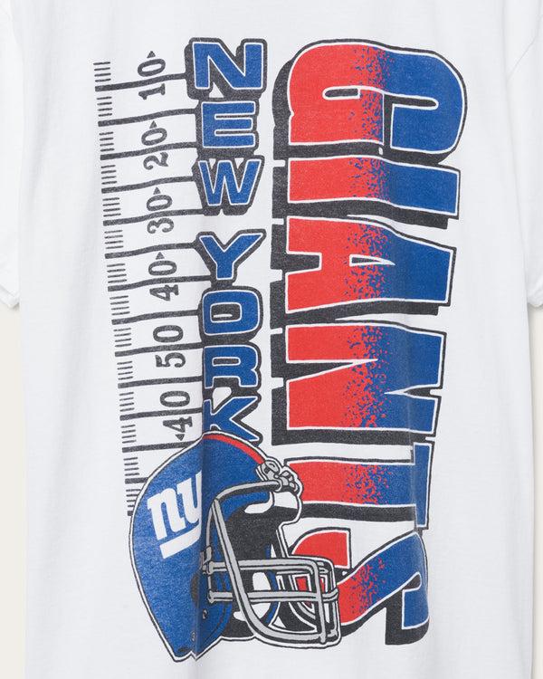 Junk Food Clothing New York Giants Yardage Flea Market Tee White