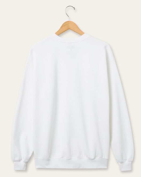 Junk Food Clothing New York Jets Conversion Flea Market Crew Fleece White