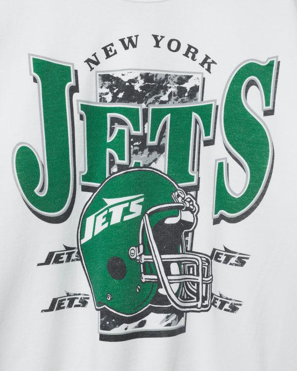 Junk Food Clothing New York Jets Conversion Flea Market Crew Fleece White