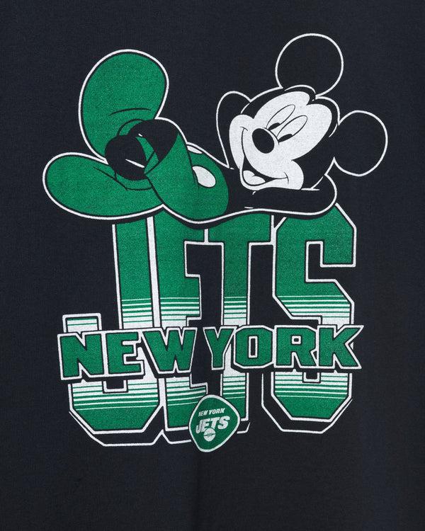 Junk Food Clothing New York Jets Mickey Kick Back Tee Black