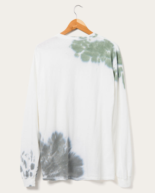 Junk Food Clothing NFL New York Jets Tie Dye Long Sleeve Flea Market Tee Hunter Green/Black