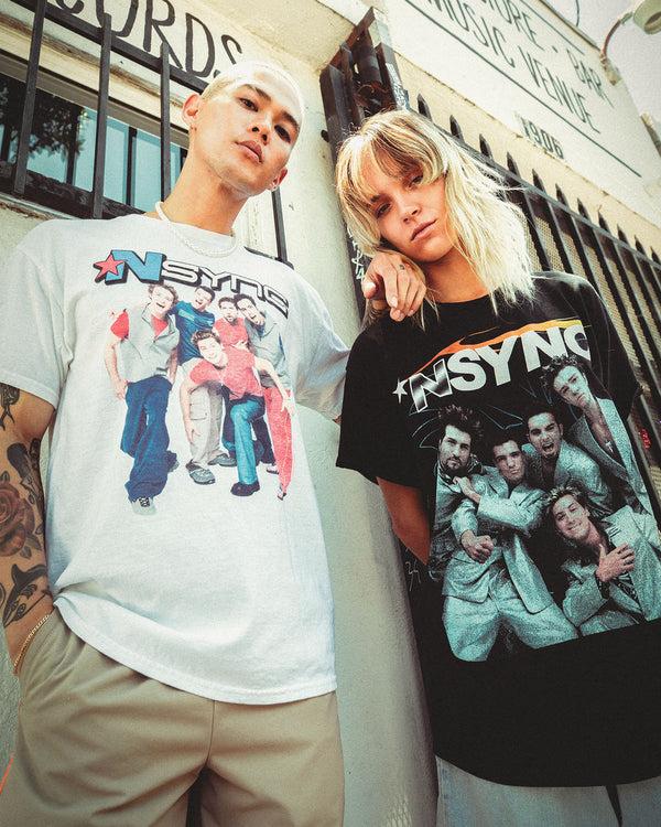 Junk Food Clothing NSYNC Space Ride Flea Market Tee Black