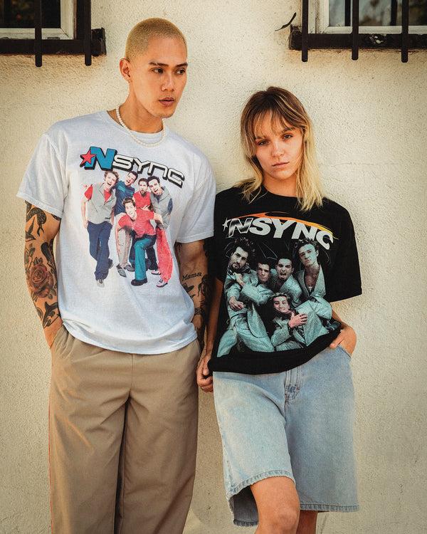 Junk Food Clothing NSYNC Space Ride Flea Market Tee Black