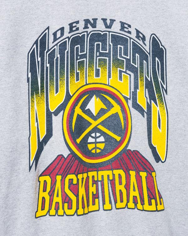Junk Food Clothing Nuggets Backcourt Crew Fleece Heather Gray