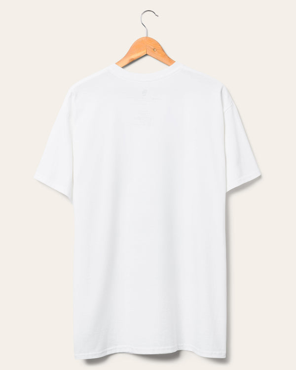 Junk Food Clothing Pabst Blue Ribbon Label Flea Market Tee White