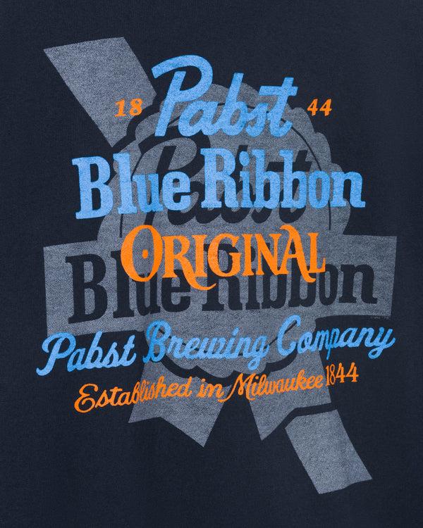 Junk Food Clothing Pabst Blue Ribbon Original Flea Market Tee Black