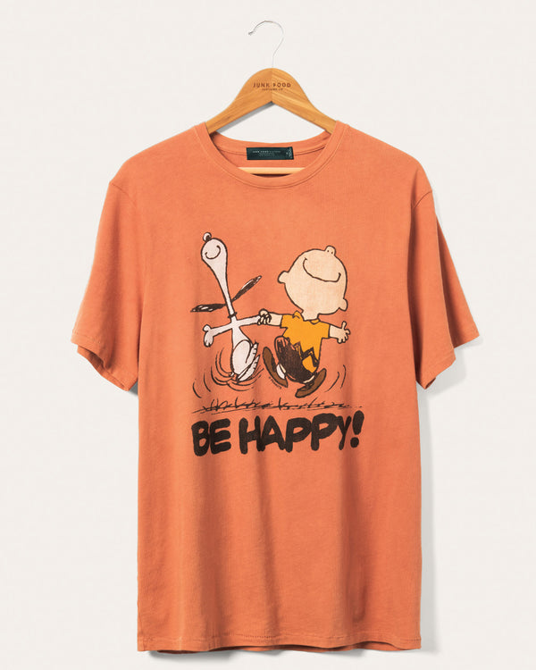 junk food clothing Peanuts Be Happy Vintage Tee Desert Sun
