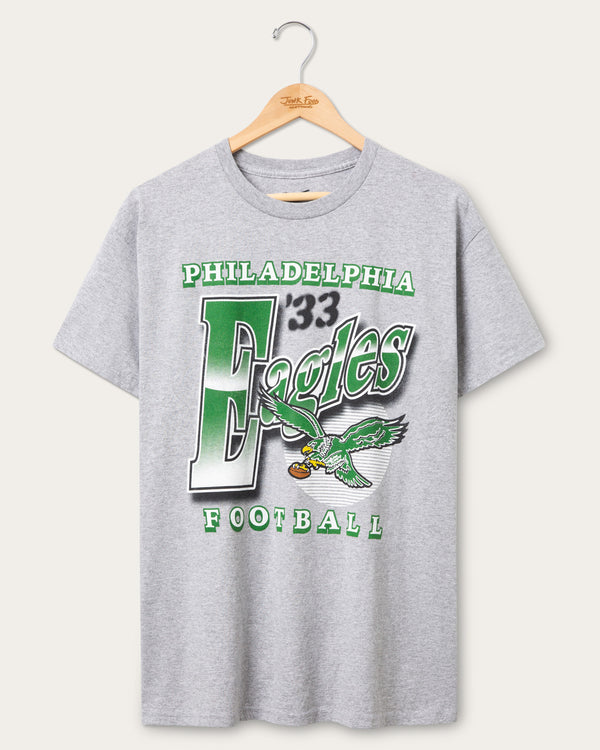 junk food clothing Philadelphia Eagles Bootleg Flea Market Tee Heather Grey