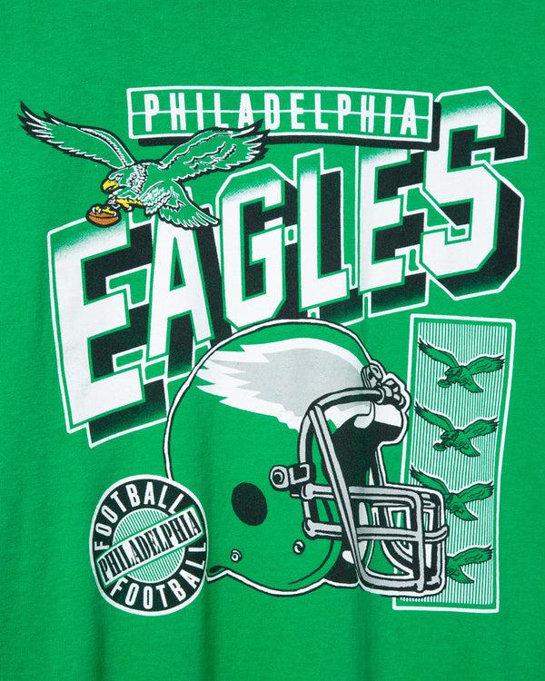 Junk Food Clothing Philadelphia Eagles Checkdown Flea Market Tee Irish Green