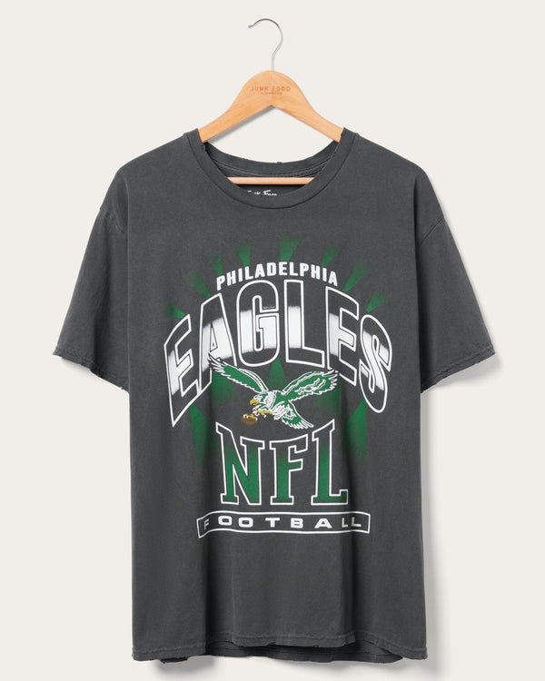 junk food clothing Philadelphia Eagles Chrome Flea Market Tee Midnight