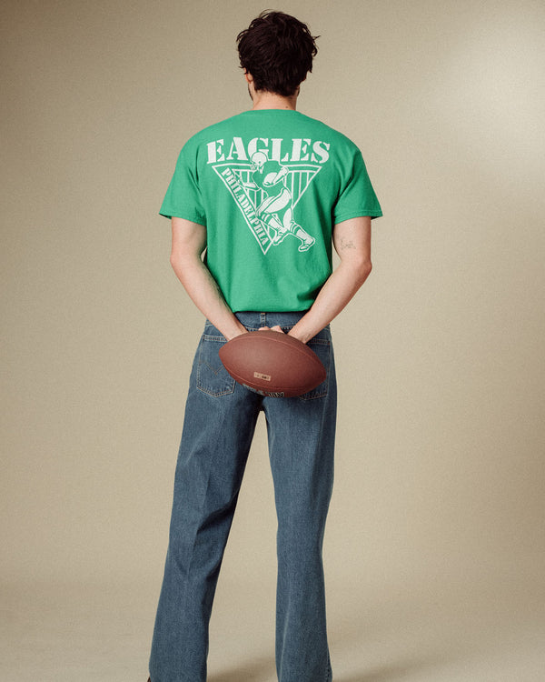 Junk Food Clothing Philadelphia Eagles Drive Tee Kelly