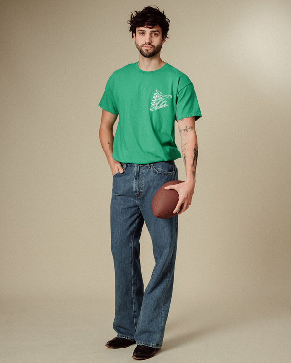 Junk Food Clothing Philadelphia Eagles Drive Tee Kelly