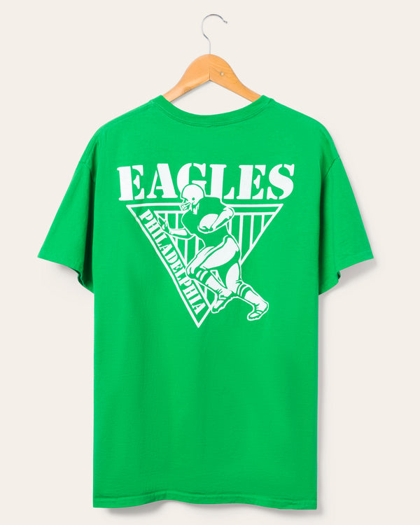 Junk Food Clothing Philadelphia Eagles Drive Tee Kelly