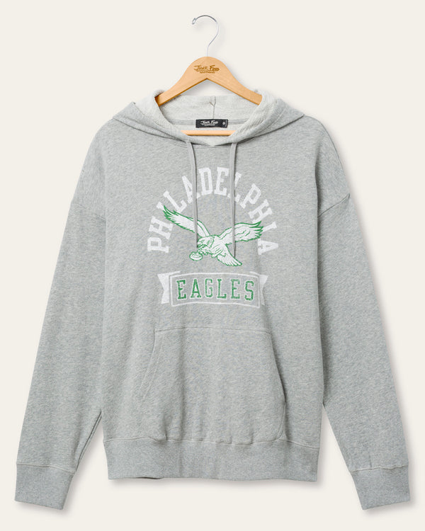 junk food clothing Philadelphia Eagles Scrimmage Hoodie Heather Grey