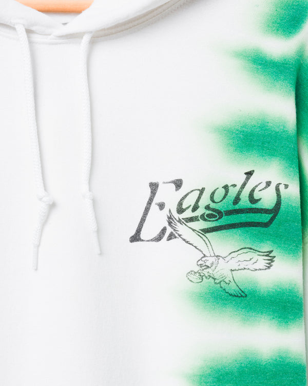 Junk Food Clothing Philadelphia Eagles Stitch Tie Dye Hoodie Tie Dye