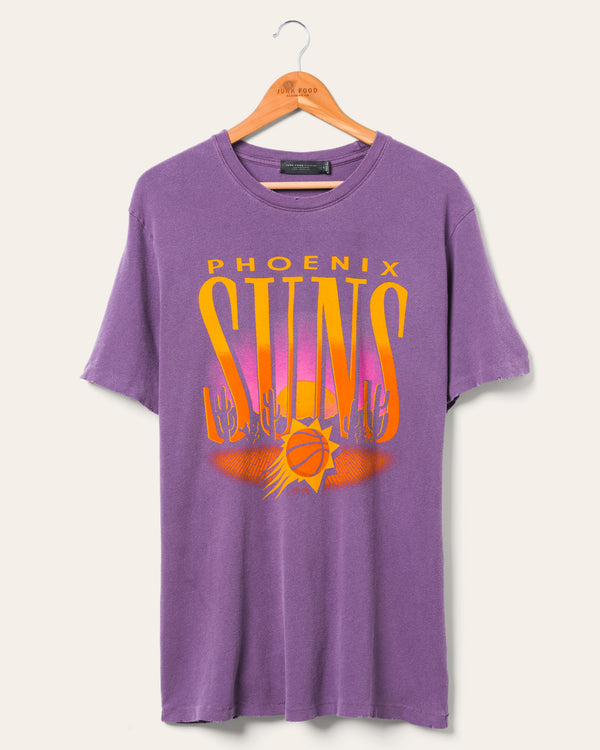 junk food clothing Phoenix Suns Desert Vintage Tee Purple
