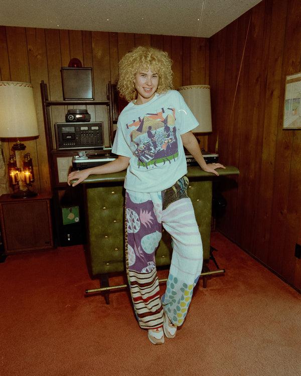 Junk Food Clothing Pink Floyd Pyramid Flea Market Tee White