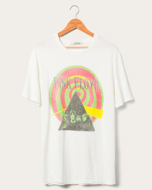junk food clothing Pink Floyd Spiral Vintage Tee VINTAGE WHITE
