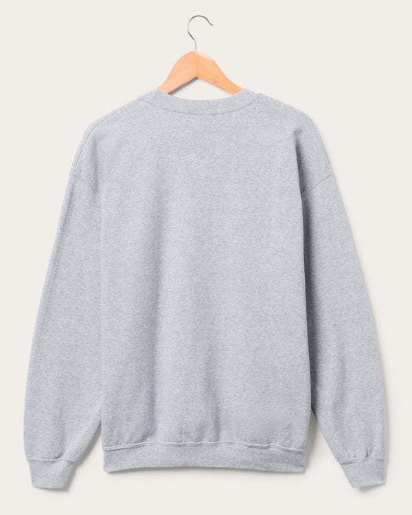 Junk Food Clothing Pittsburgh Steelers Backfield Crew Fleece Heather Grey