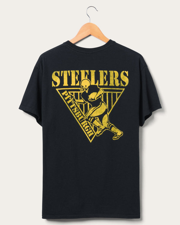 Junk Food Clothing Pittsburgh Steelers Drive Tee Black