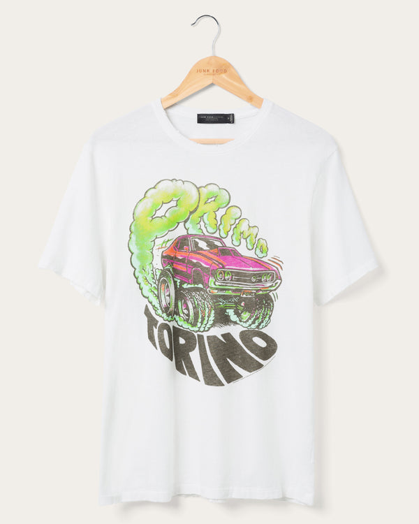 junk food clothing Primo Torino Vintage Tee Vintage White
