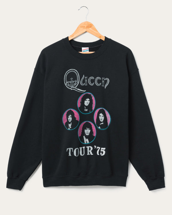 junk food clothing Queen Tour 75 Flea Market Fleece Black