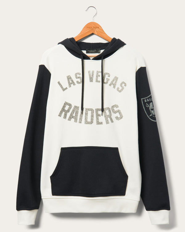 junk food clothing Raiders Goal Line Hoodie SUGAR/TRUE BLACK