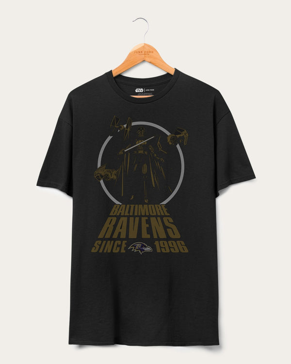 junk food clothing Ravens Star Wars��� Title Crawl Tee Black
