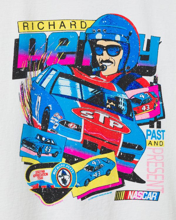 Junk Food Clothing Richard Petty The King Flea Market Tee White