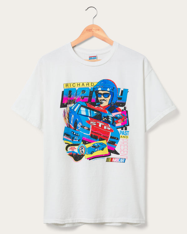junk food clothing Richard Petty The King Flea Market Tee White