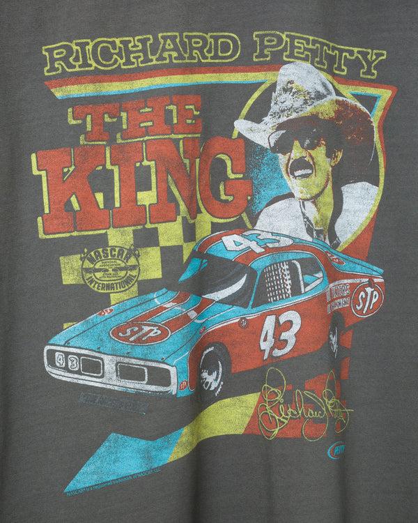 Junk Food Clothing Richard Petty The King Hockey Tee Vintage Black