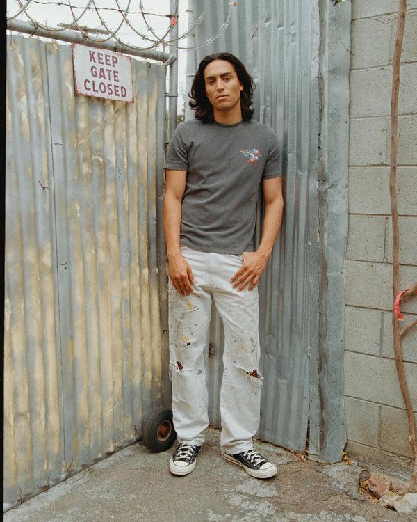 Junk Food Clothing Rick Griffin Eye With Wings Vintage Tee Vintage Black