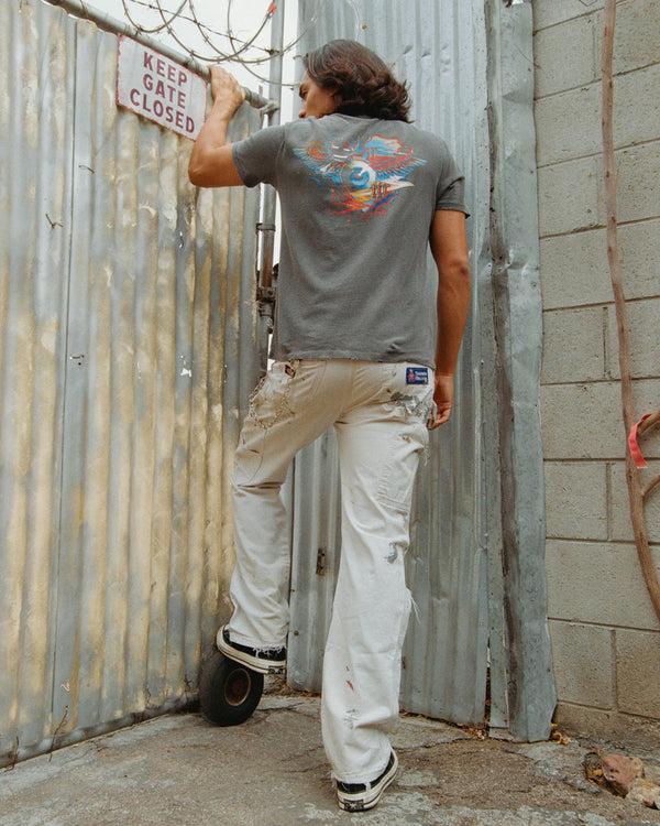 Junk Food Clothing Rick Griffin Eye With Wings Vintage Tee Vintage Black